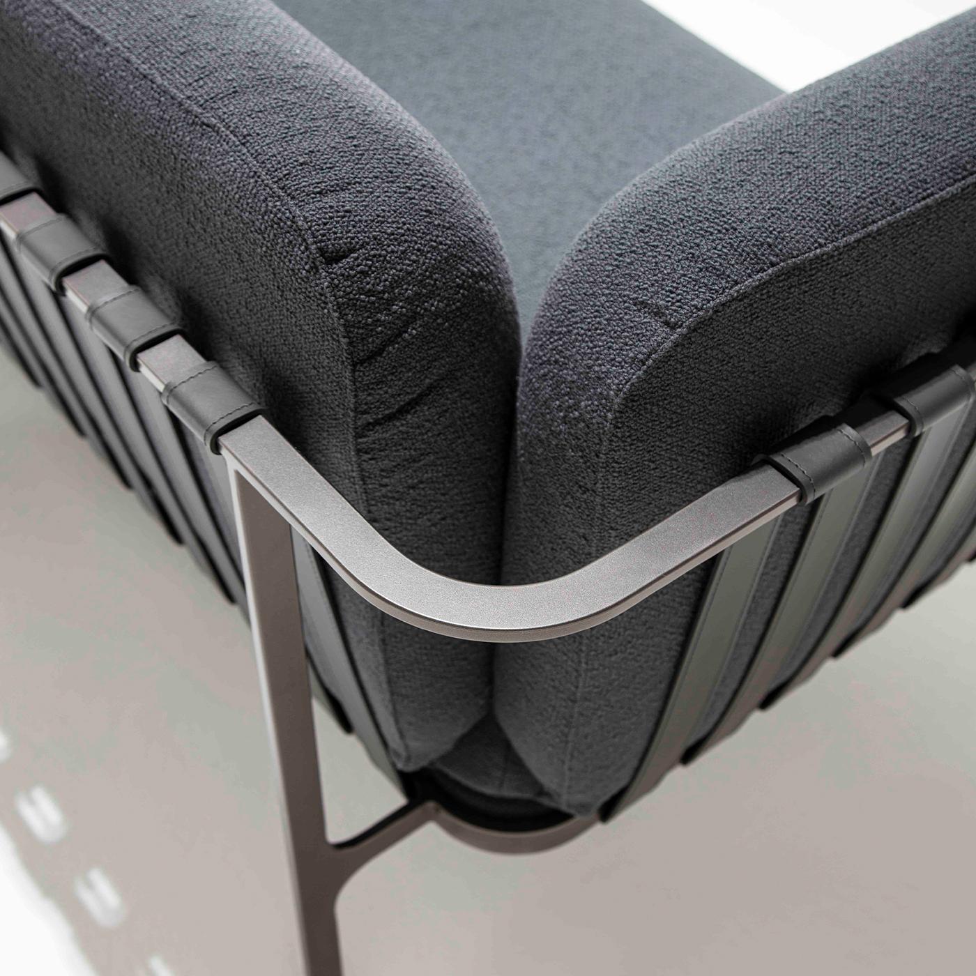 Modern Sydney Dark Gray Sofa For Sale