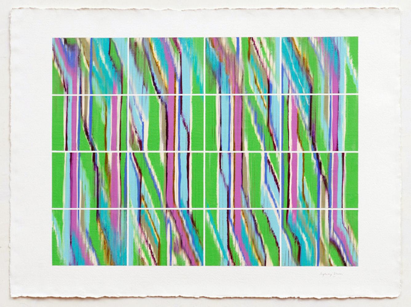 Senza titolo (SD//WP150) : pittura acrilica su carta