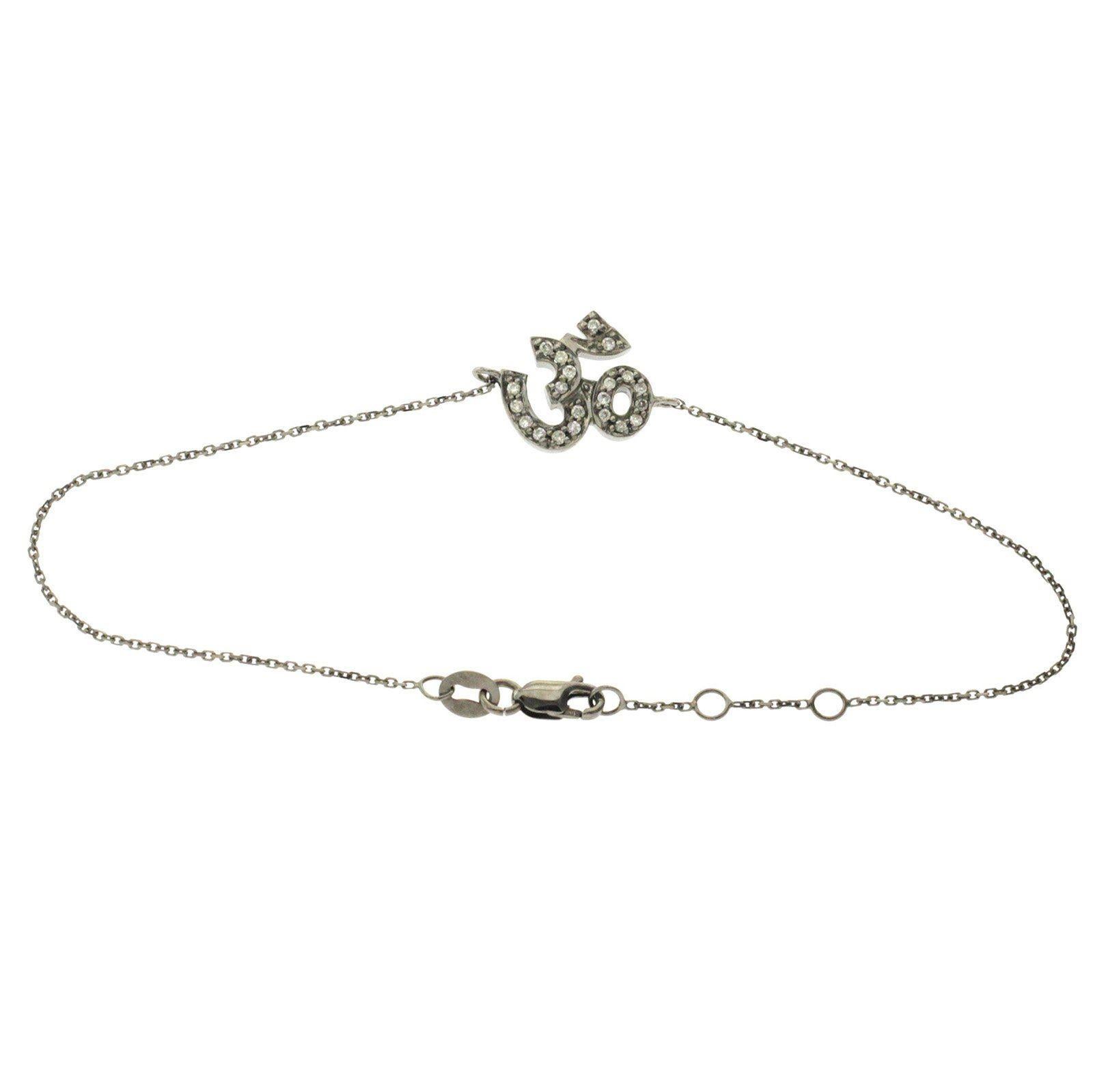 Sydney Evan, Armband aus 14 Karat Schwarzgold mit Pavé-Diamanten im Zustand „Gut“ im Angebot in Los Angeles, CA