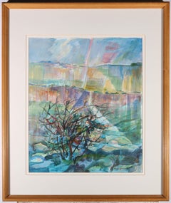 Sydney Greenwood (1913-2001) - 20th Century Acrylic, Windswept Thorn Tree