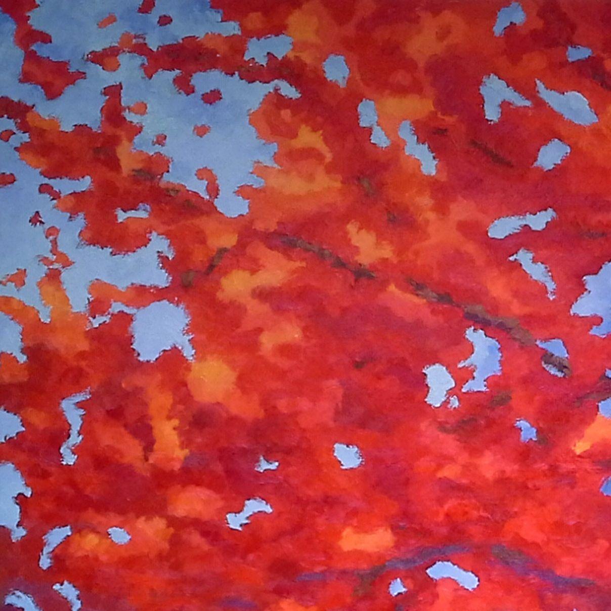 Autumn All Around, Painting, Oil on Canvas 1