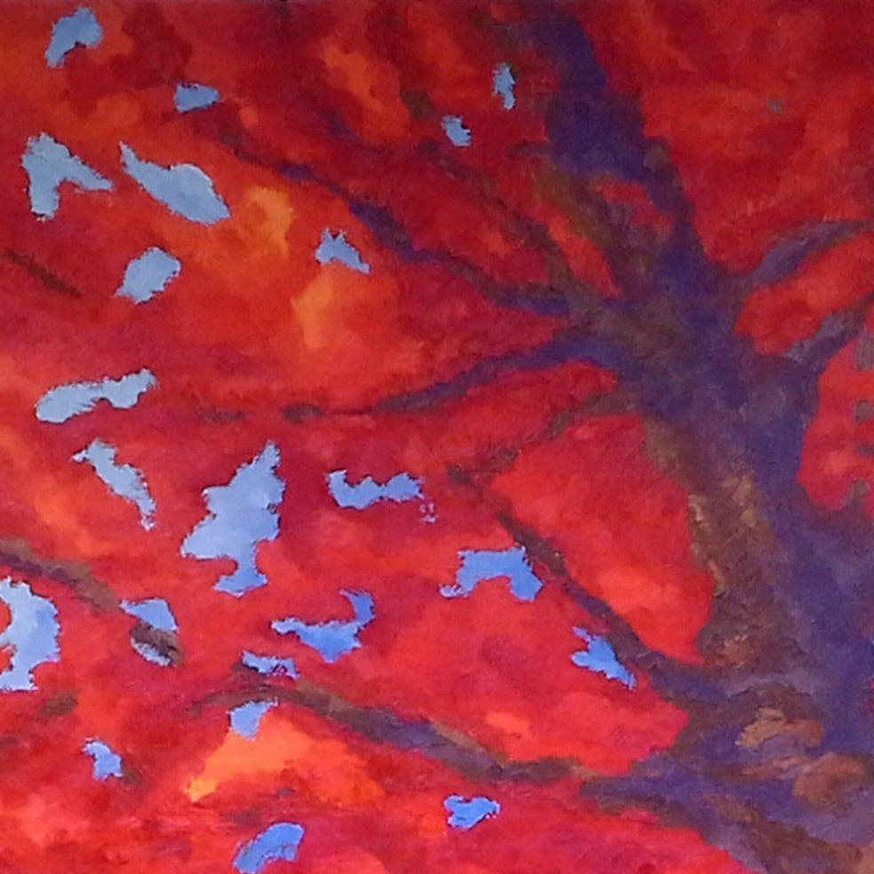Autumn All Around, Painting, Oil on Canvas 2