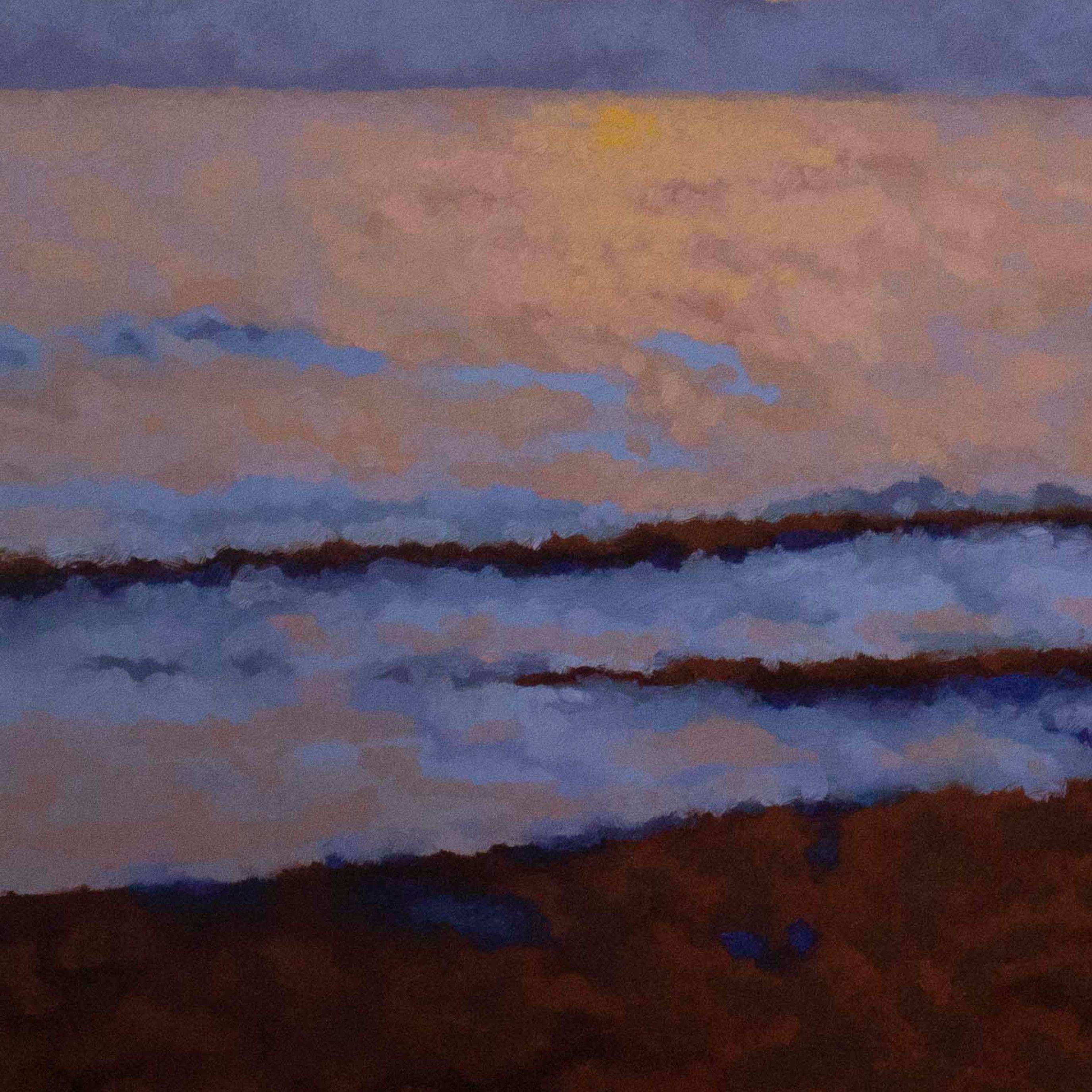 Peinture - « Dances at Sunset », huile sur toile 1