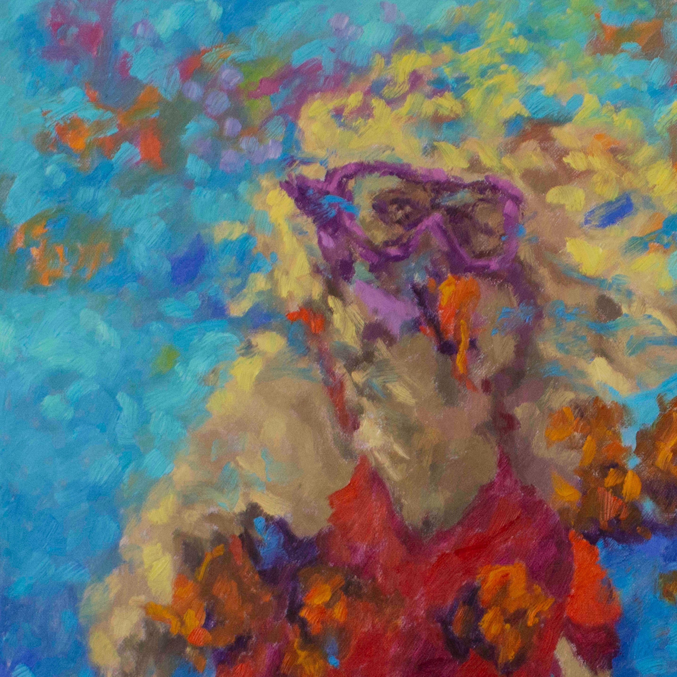 Besos de pez, Pintura, Óleo sobre lienzo - Painting Impresionista de Sydney Hall