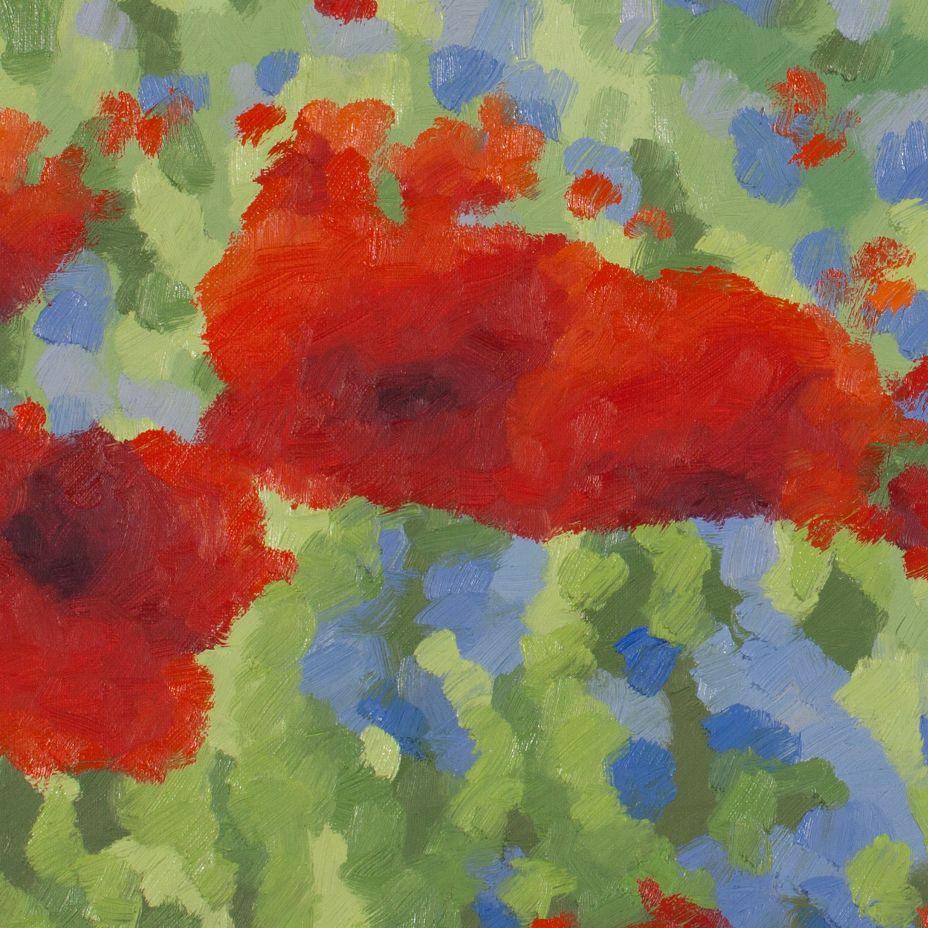 Giardino poetico, Pittura, Olio su tela 1