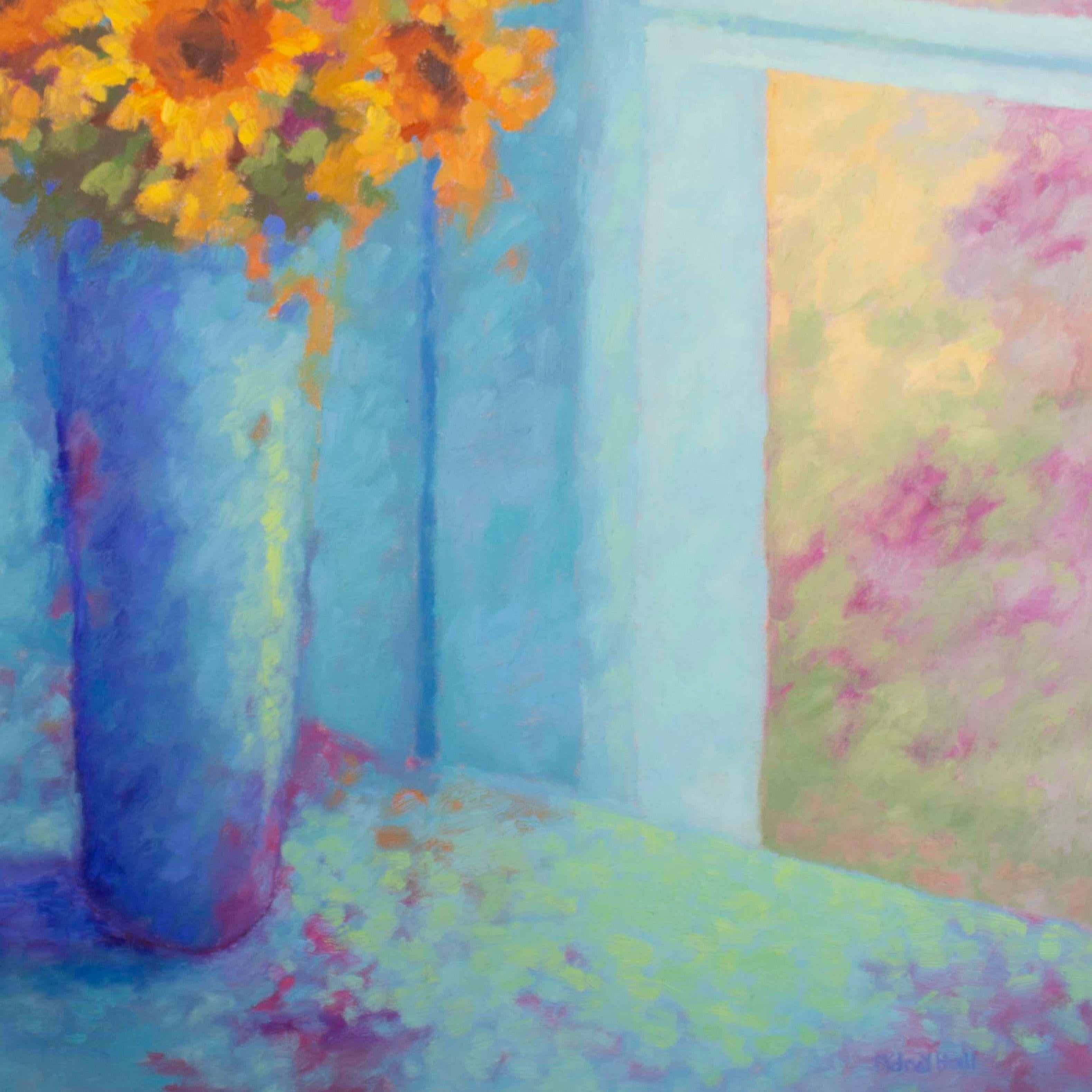 Summer Symphony, Painting, Oil on Canvas For Sale 3