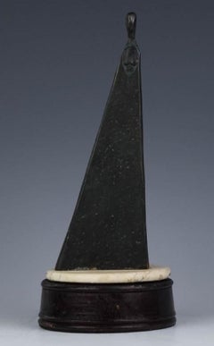 Sydney Kumalo Bronze Minimalistische afrikanische modernistische Skulptur, figürlicher weiblicher Akt, Sydney Kumalo