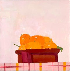 "Still Life with Oranges in Pot" 2025 Oil on Linen