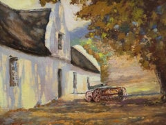 Sydney Taylor (1870-1952) - Óleo enmarcado del siglo XX, granja sudafricana