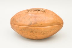 Sykes Rugby Ball, Signed by 1954 England, Scotland, Wales & Ireland Rugby Teams