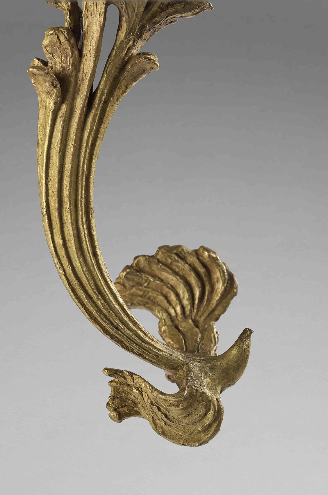 Français Sylva Bernt - Paire Exceptionnelle d'Appliques en Bronze Patiné (circa 1950) en vente