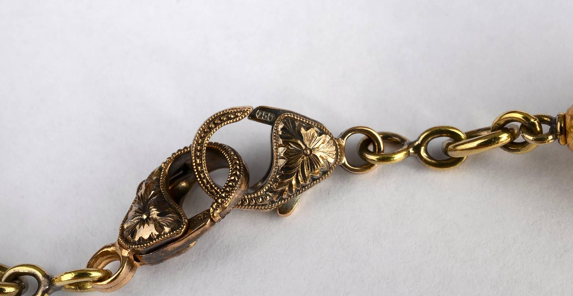 Women's or Men's Sylva Et Cie Long Gold Necklace