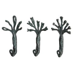 Sylva Hook Set in Verdigris, Made in UK by Sister - Functional & Sculptural