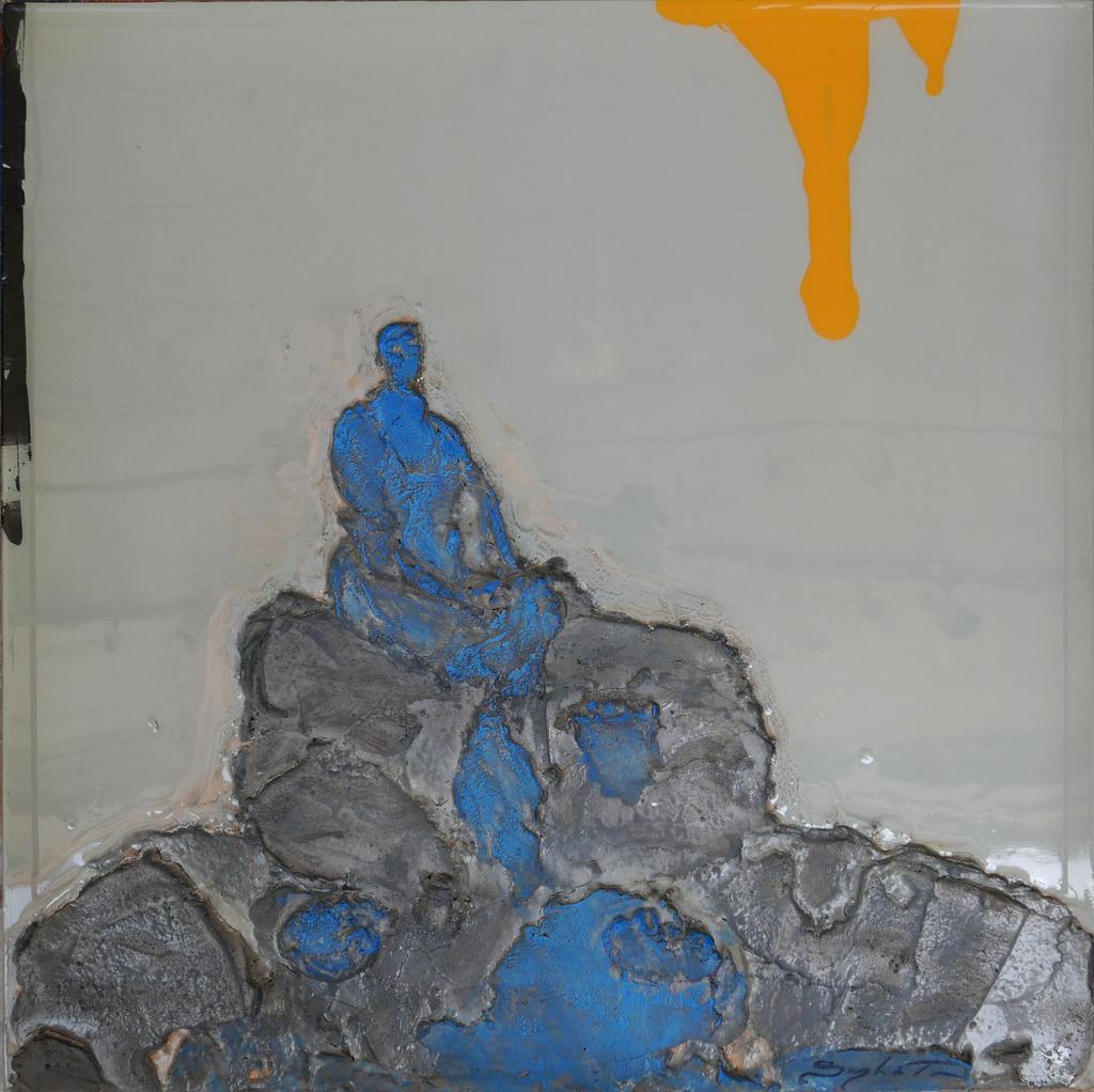 Sylvain Tremblay Figurative Painting - Rocher du Parc