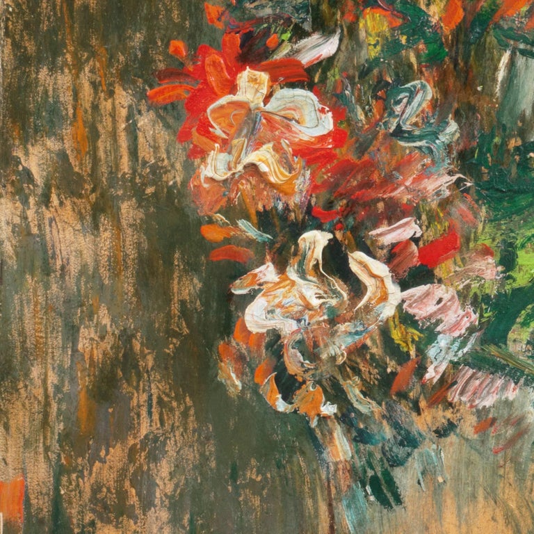 Sylvain Vigny - Still Life of Spring Flowers, Painting For Sale at 1stdibs