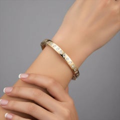 Sylvan Gleam 14K (or 18k upon request) Yellow Gold Marquise Diamond Bracelet