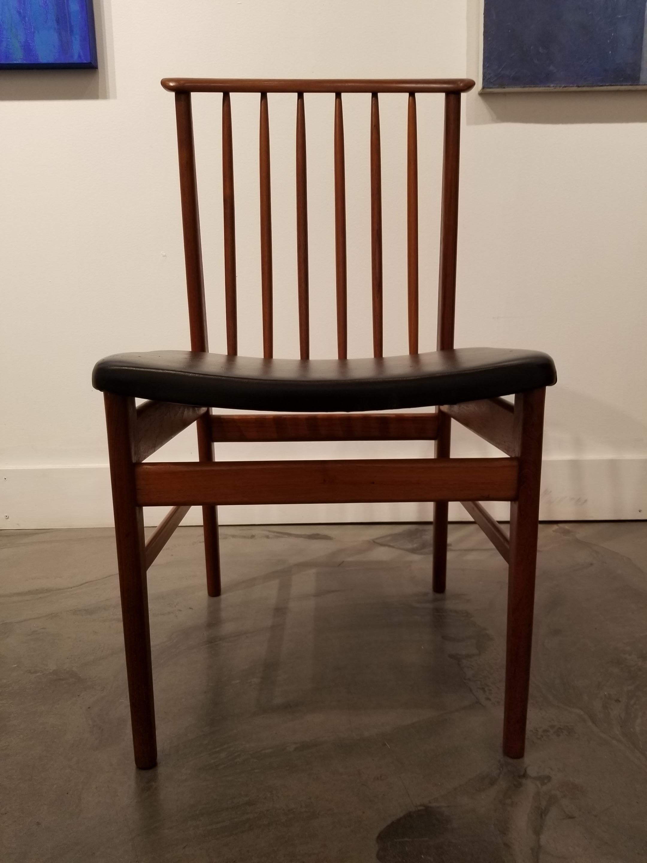 Swedish Teak Dining Chairs by Sylve Stenquist for DUX 