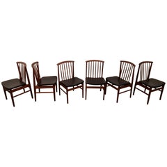 Teak Dining Chairs by Sylve Stenquist for DUX