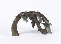 Oak Leaves - botanical bronze sculpture
