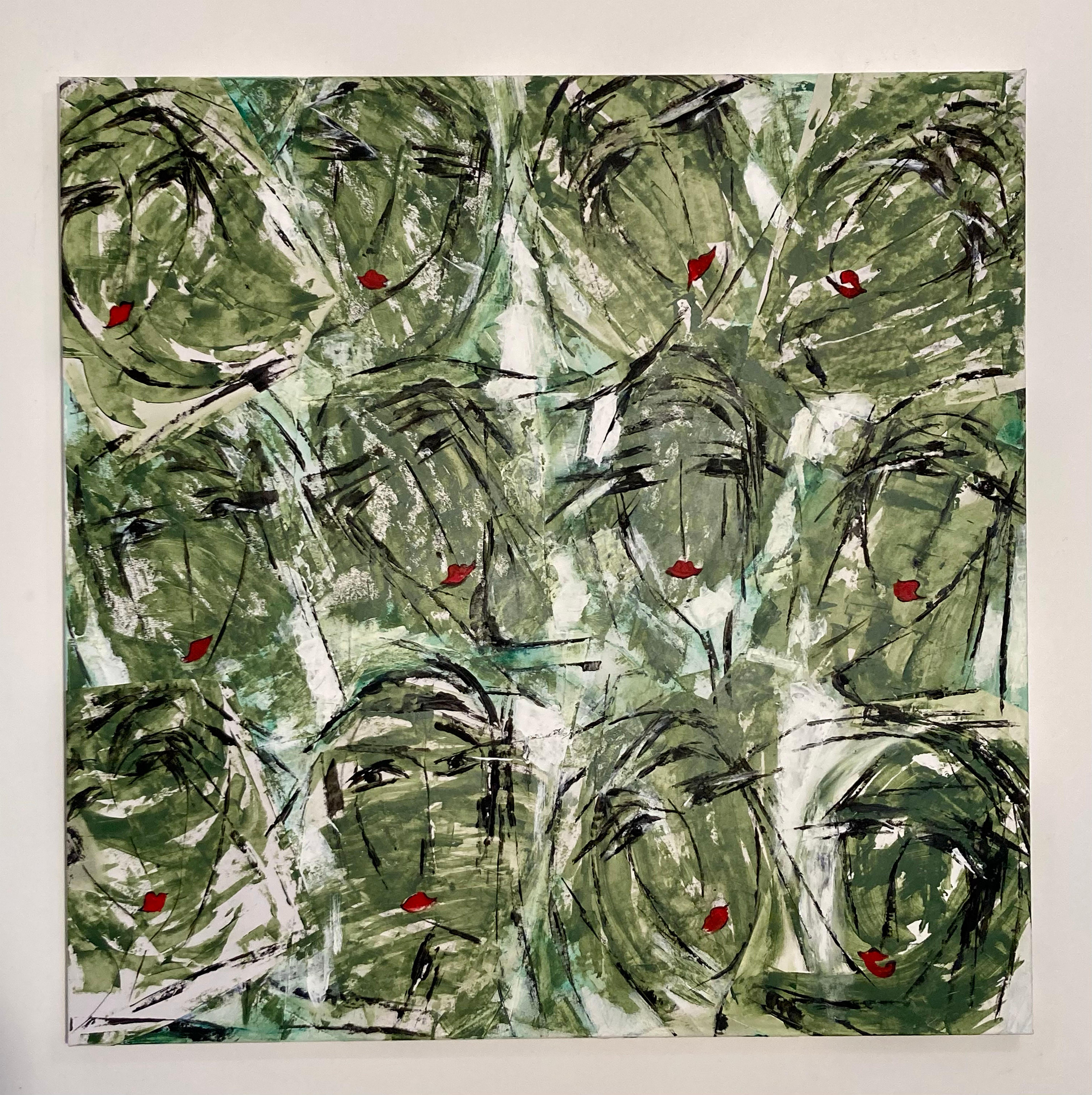 French Contemporary Art by Sylvia Brotons - Green For Sale 1
