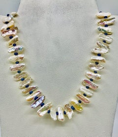SYLVIA GOTTWALD, Pearl and Sapphire Necklace
