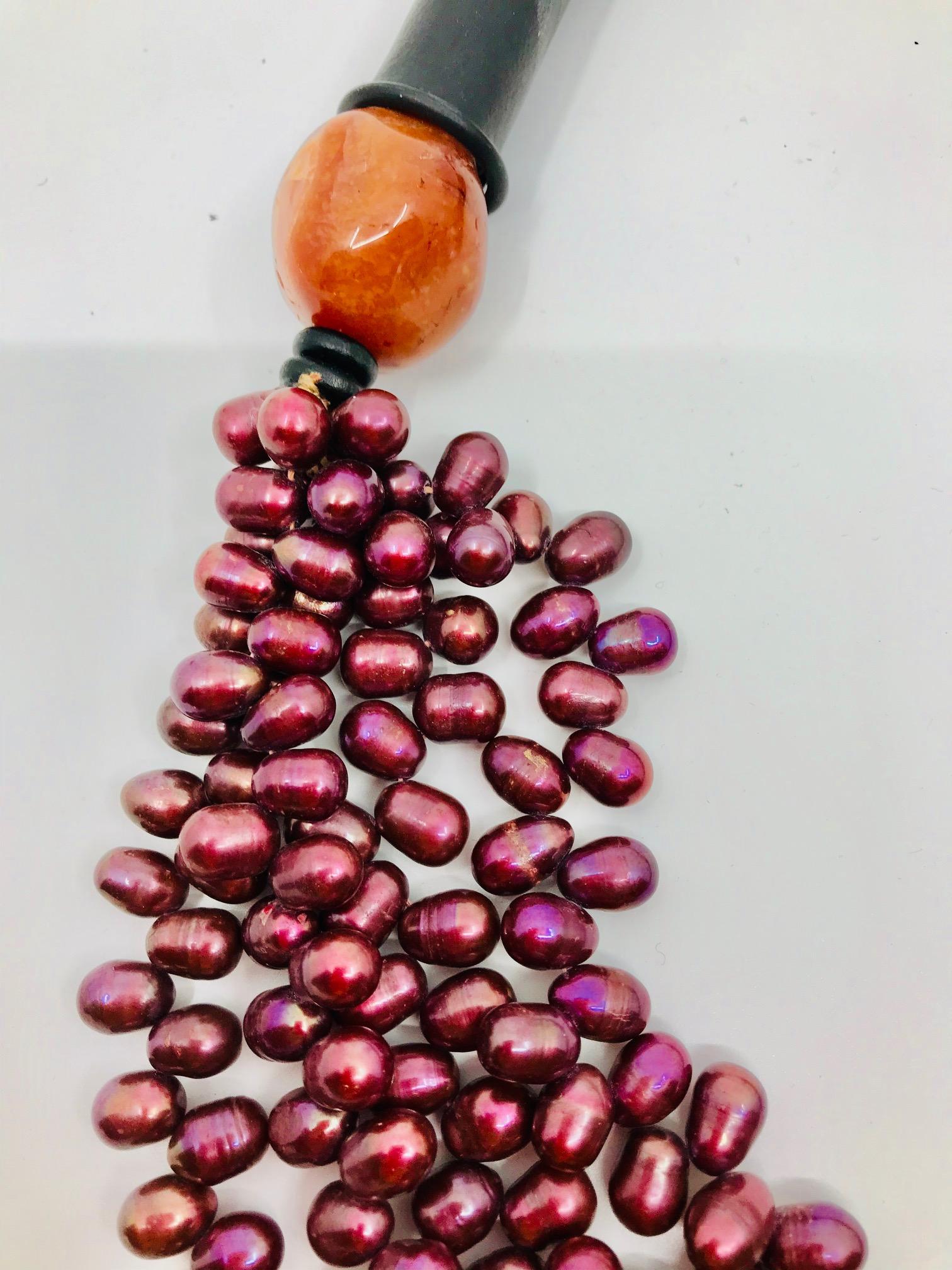 burgundy water beads