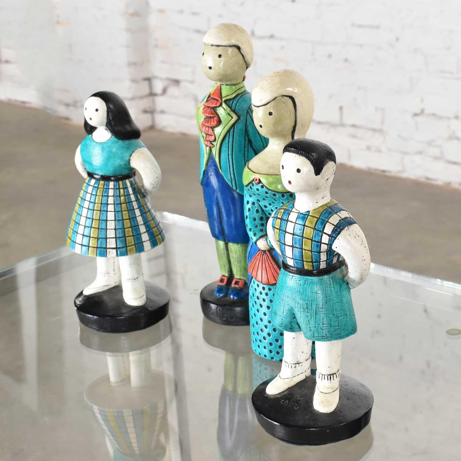Sylvia Hood Originale Idyllic Family Chalkware-Figuren, ca. 1960-1965 (amerikanisch) im Angebot