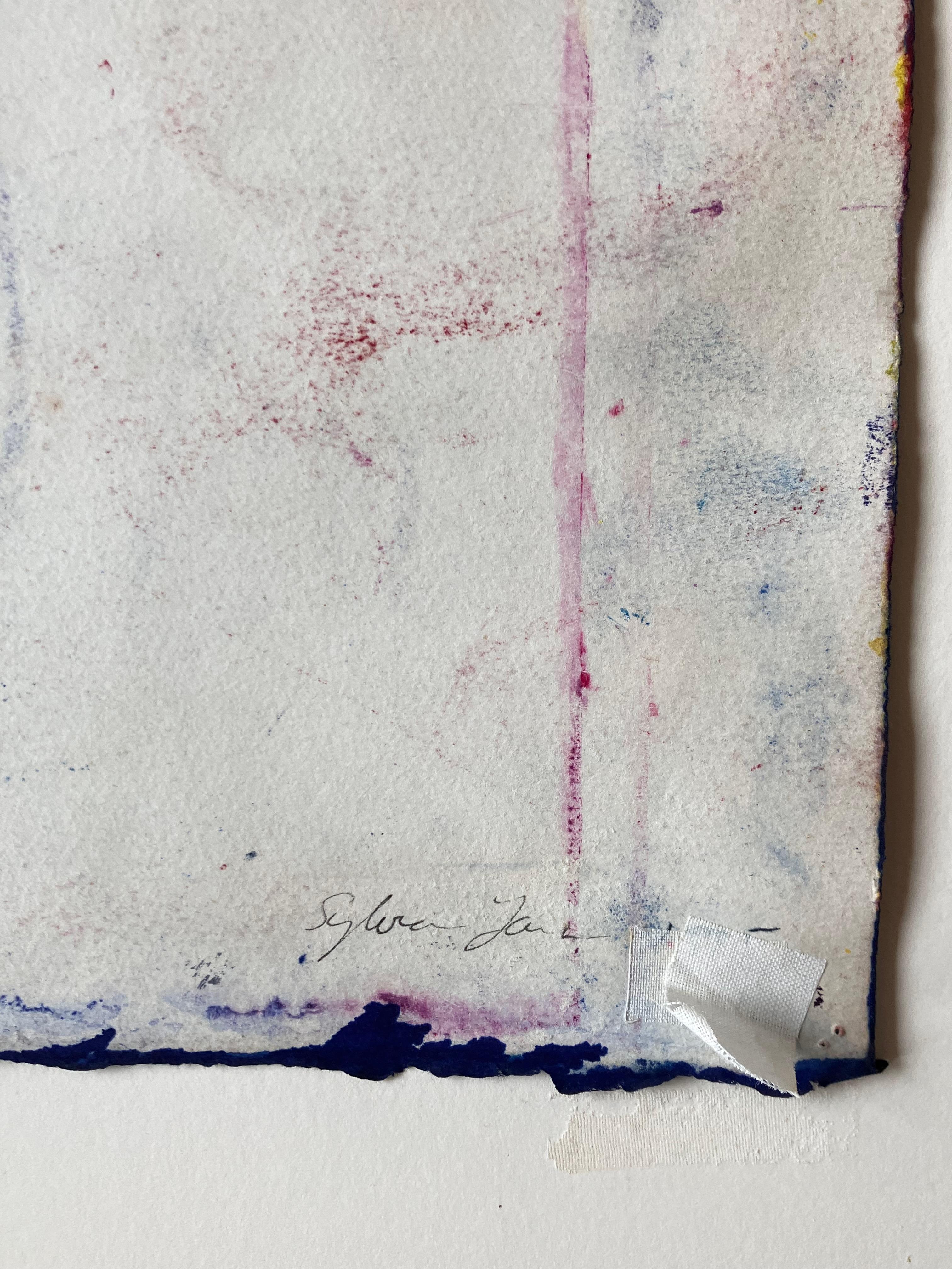 Senza titolo (Fiore blu e oro) in vendita 2