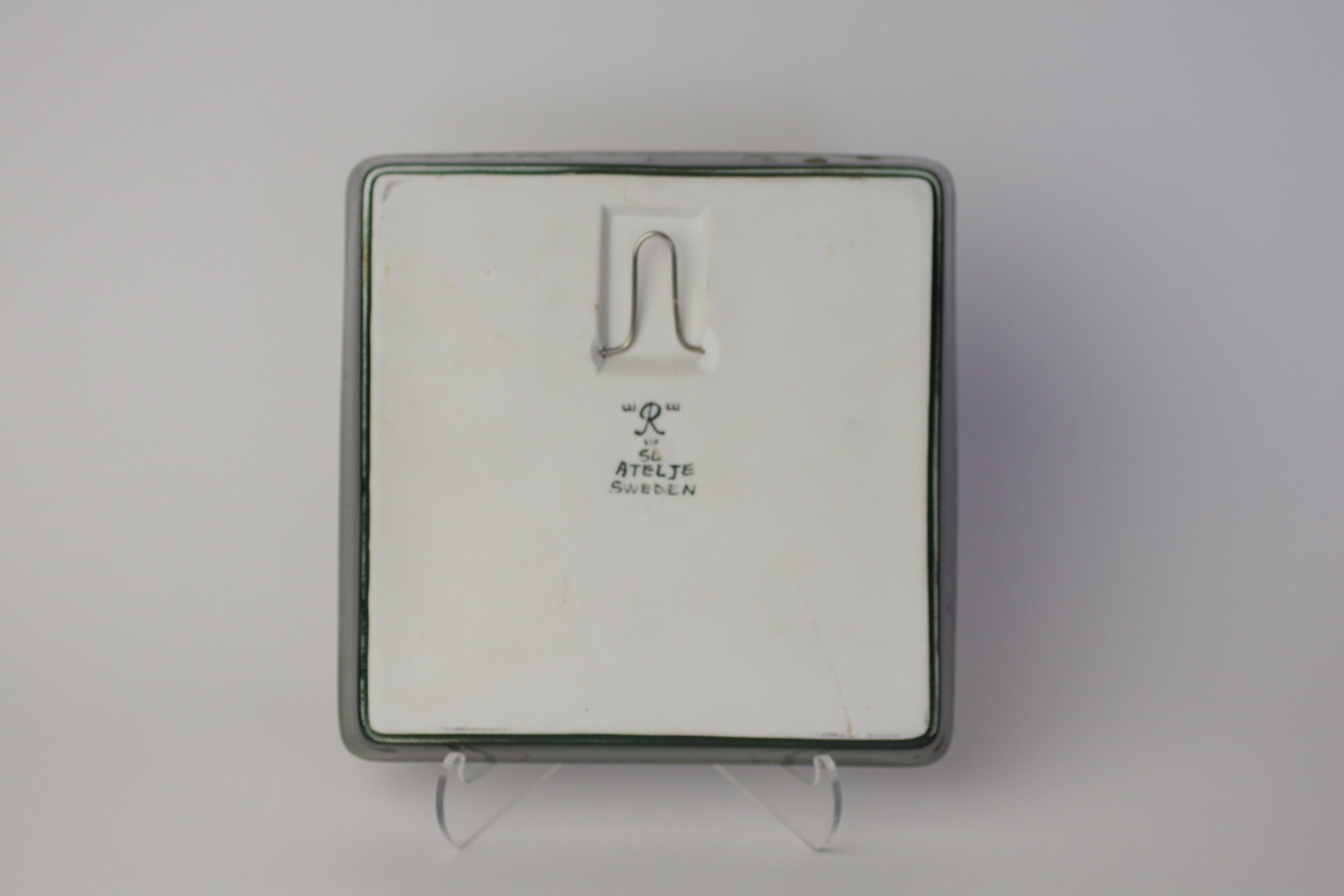Sylvia Leuchovius, Square Tray In Good Condition For Sale In MAASTRICHT, LI