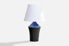 Lampe de bureau Sylvia Leuchovius, grès, Suède, années 1960