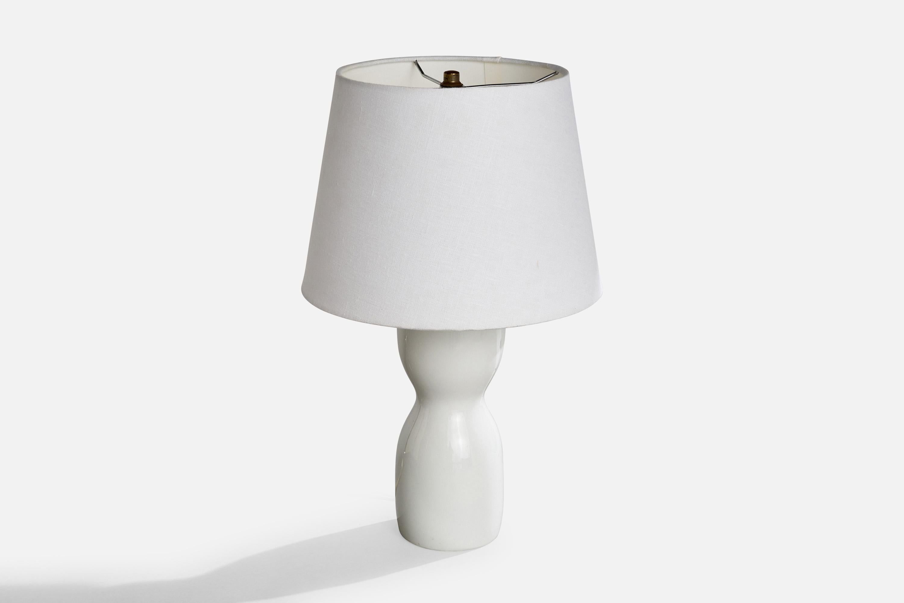 Sylvia Leuchovius, lampes de bureau, grès, Suède, années 1960 Bon état - En vente à High Point, NC
