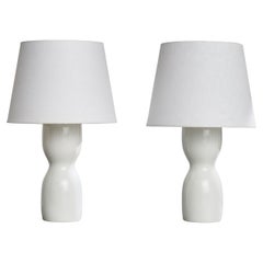 Sylvia Leuchovius, Table Lamps, Stoneware, Sweden, 1960s