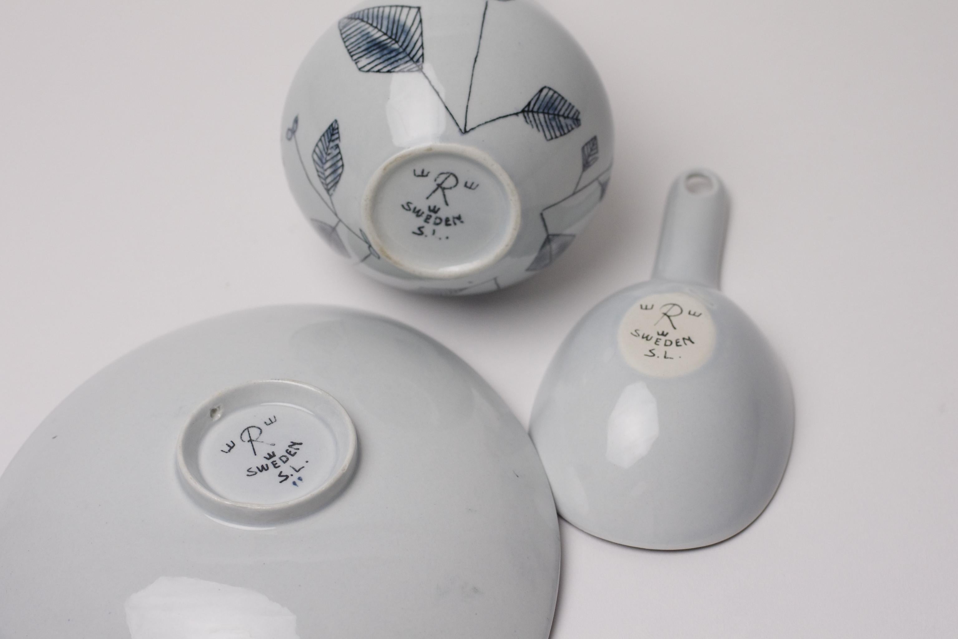 Sylvia Leuchovius - Trio porcelain In Good Condition For Sale In MAASTRICHT, LI