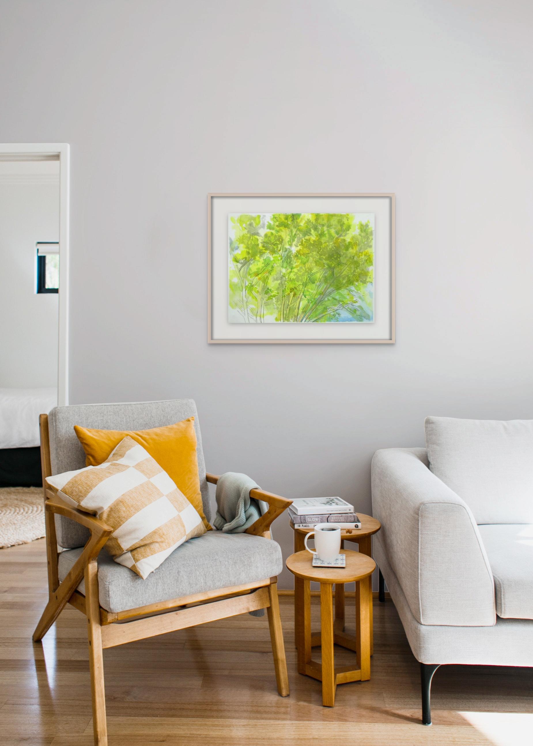 Pin Oak Crown - Print by Sylvia Plimack Mangold