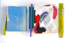 Sylvia Schwartz, 6, 2018, wood, fabric, paint, 9" x 14.5" x 2"