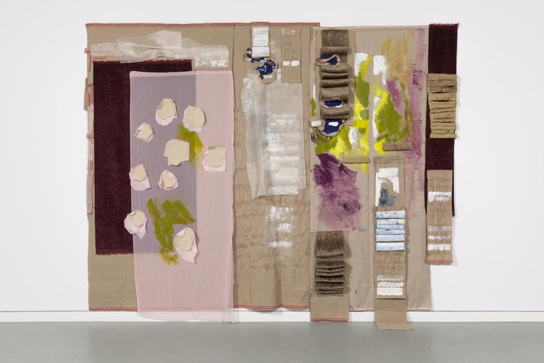 Sylvia Schwartz, Dressing-up_Detail, 2018, canvas, fabric, paint, plastic For Sale 8