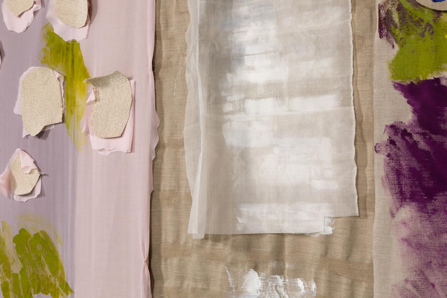 Sylvia Schwartz, Queen, 2018, canvas, fabric, paint, plastic For Sale 4