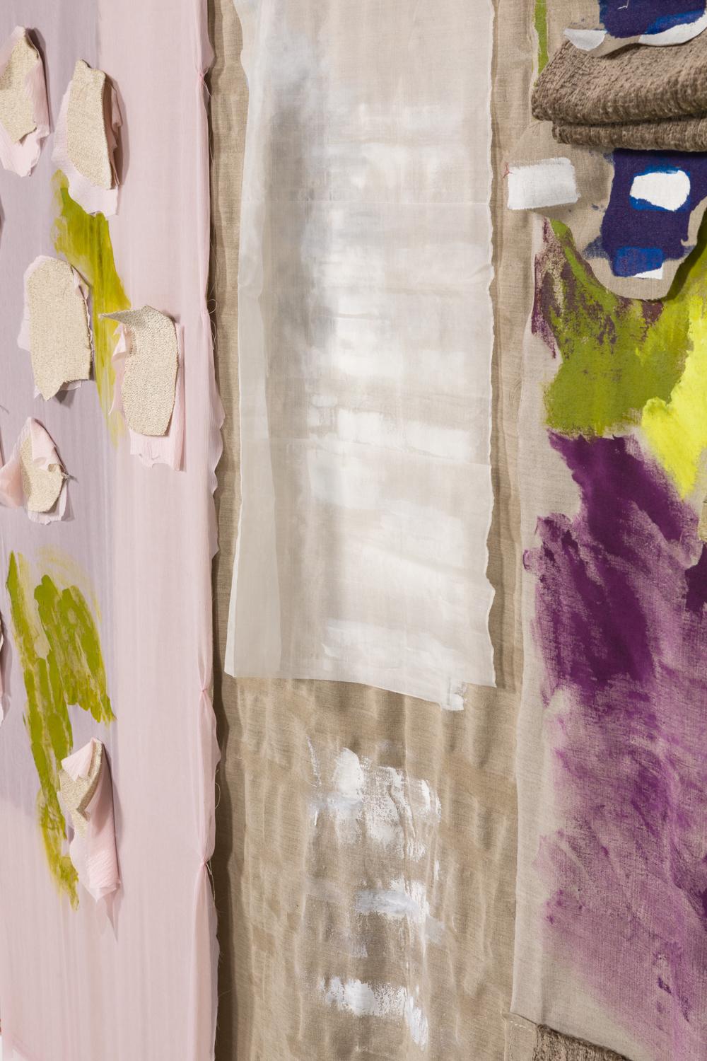 Sylvia Schwartz, Queen, 2018, canvas, fabric, paint, plastic For Sale 6
