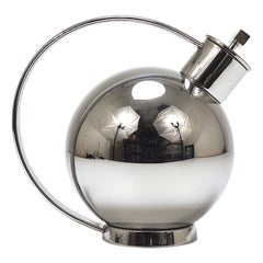 Sylvia Stave Art Deco Cocktail Shaker, Postmodern Bauhaus Design by Alessi, 1989