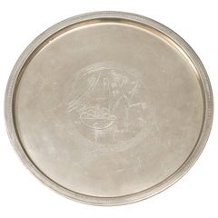 Vintage Sylvia Stave Serving Tray Produced by C.G. Hallberg in Sweden