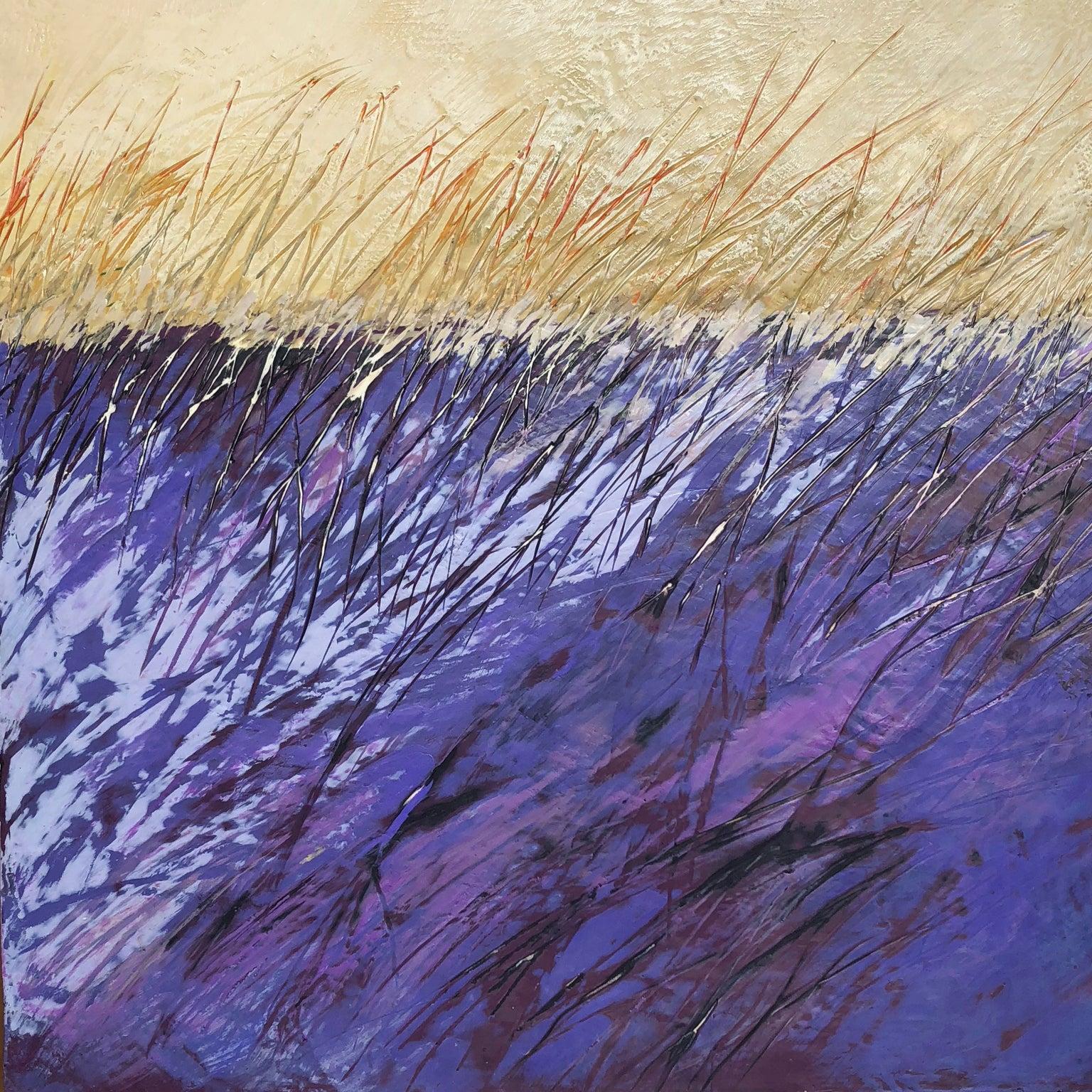 Sylvia Torres Abstract Painting - Gentle Currents