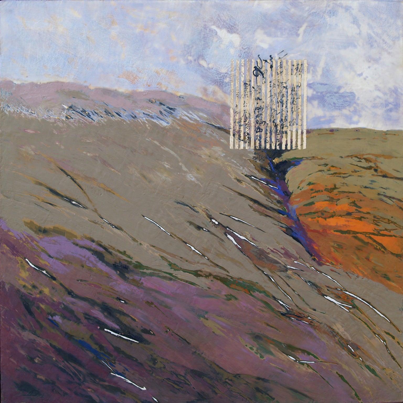 Peinture de paysage à l'encaustique WAXING POETIC.