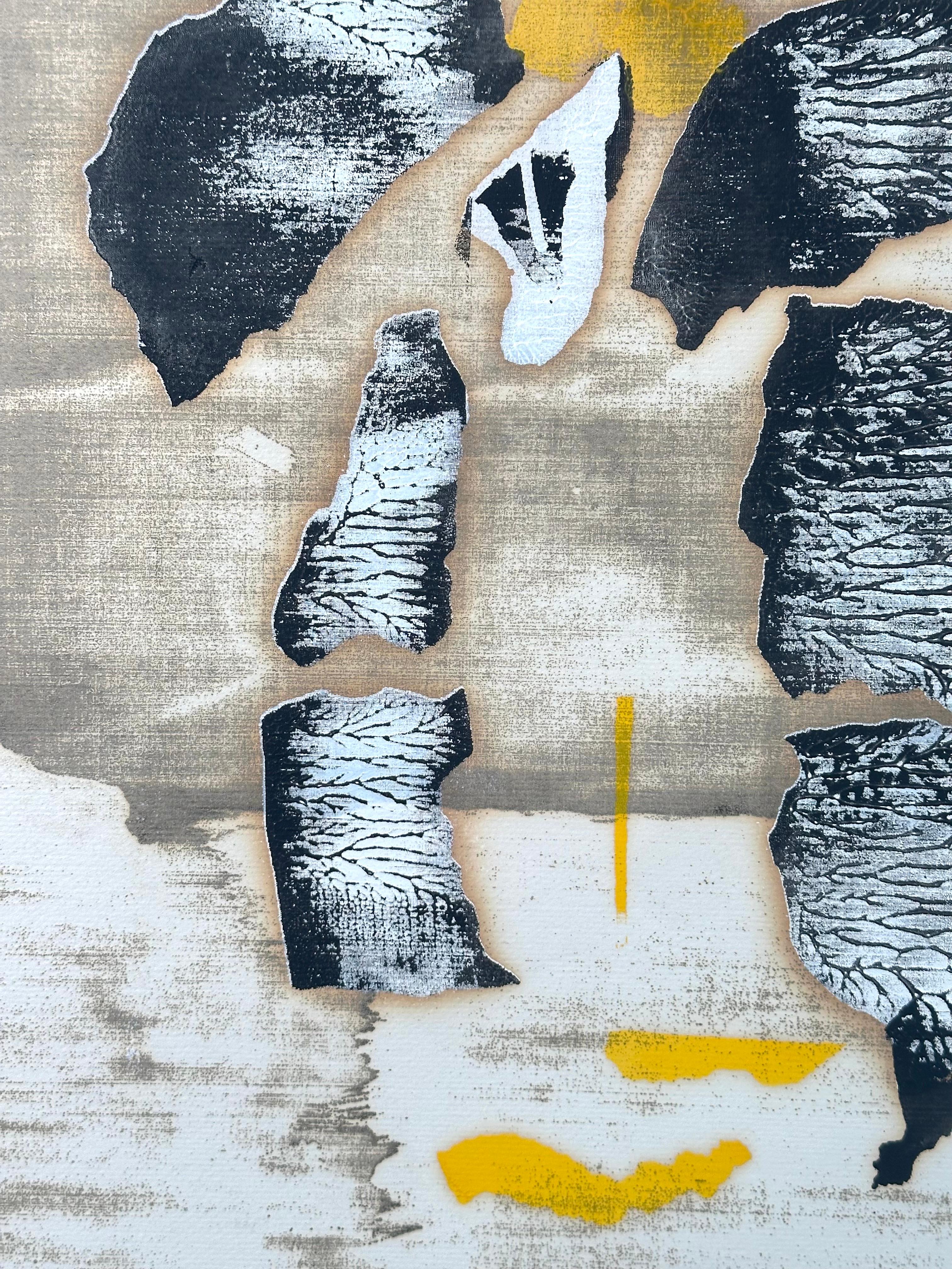 Moonlight (Abstract Expressionist mid-century print) For Sale 5