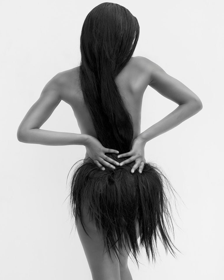 Sylvie Blum Black and White Photograph - Hair-Dress, 21st century, contemporary, photography