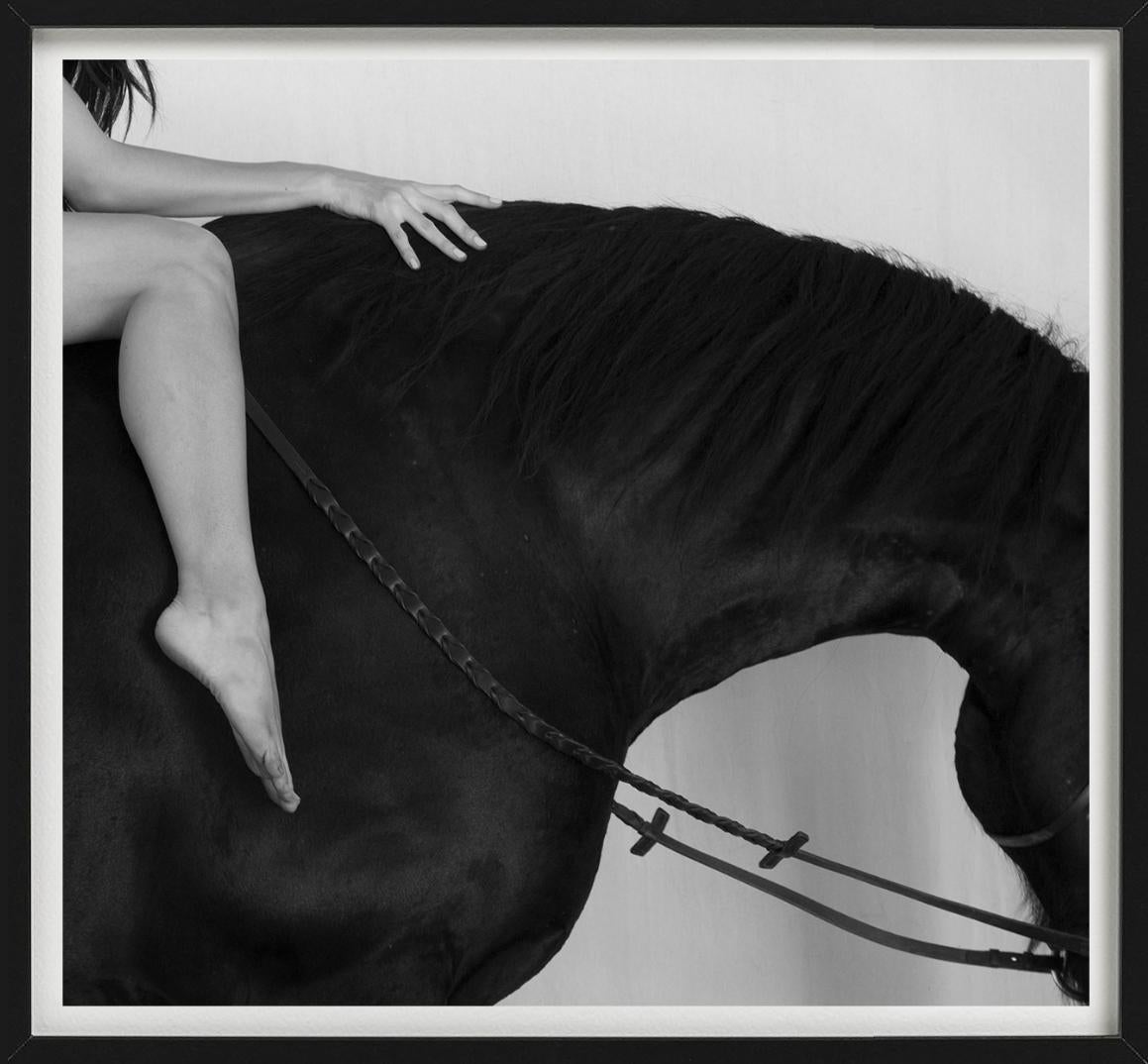 Horses #15421 -  close-up of Nude Model sitting on a Horse, Fine Art Photography For Sale 1