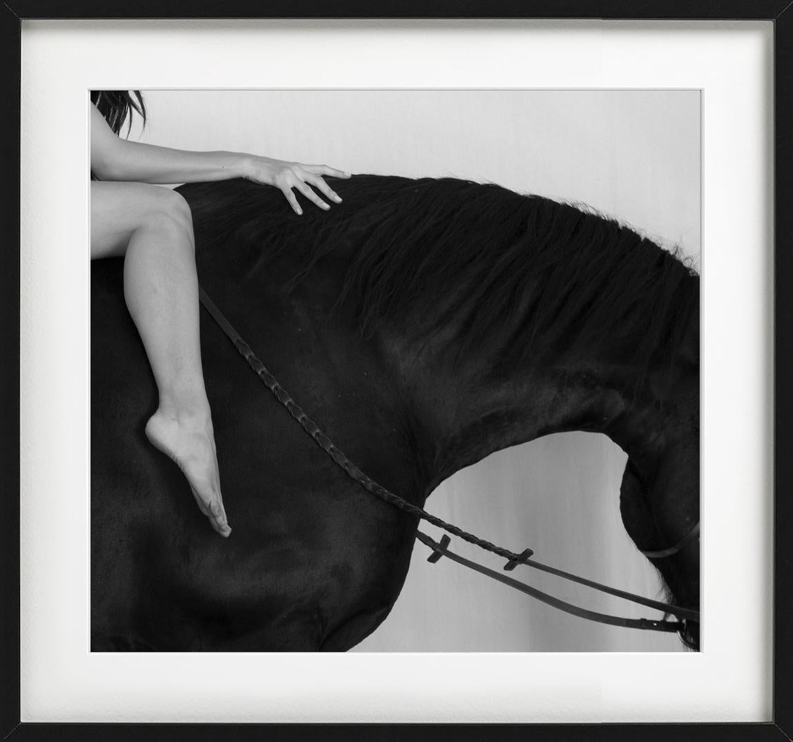 Horses #15421 -  close-up of Nude Model sitting on a Horse, Fine Art Photography For Sale 2
