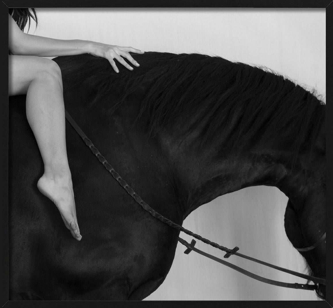 Horses #15421 -  close-up of Nude Model sitting on a Horse, Fine Art Photography For Sale 3