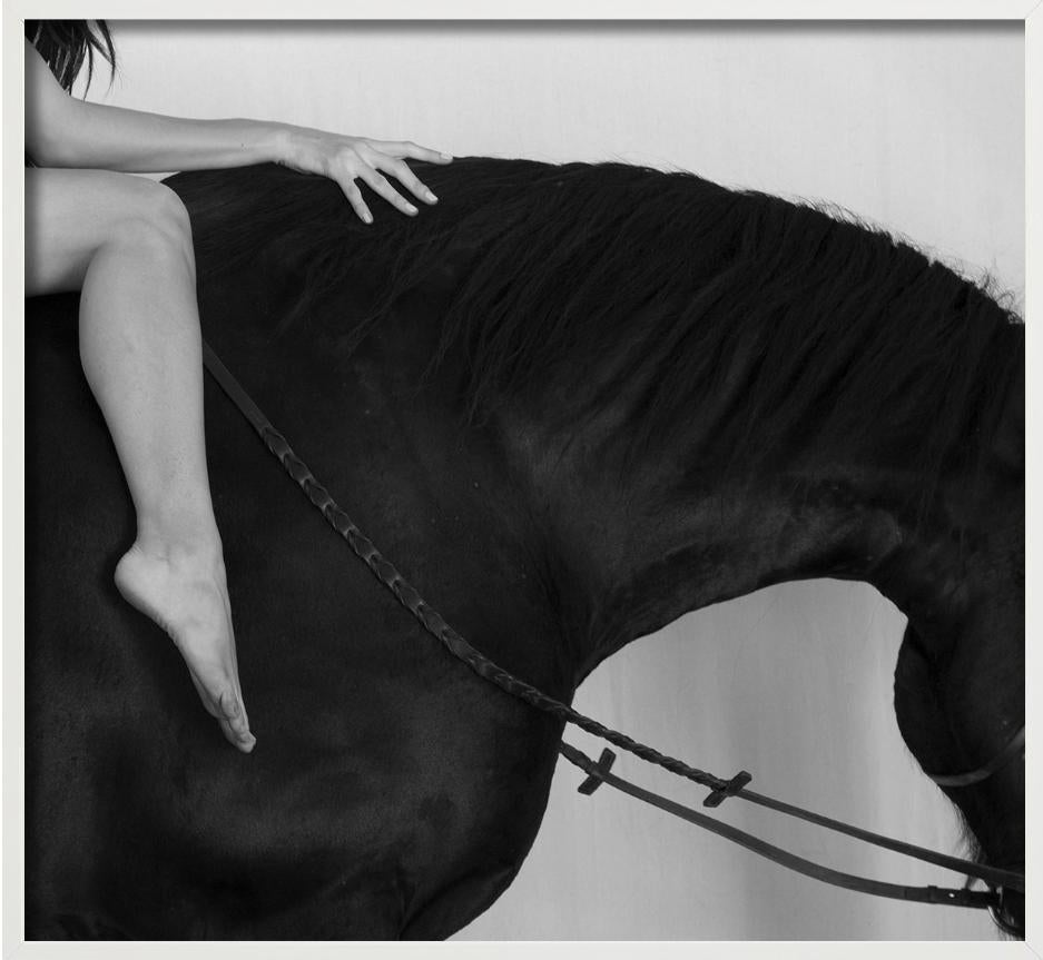 Horses #15421 -  close-up of Nude Model sitting on a Horse, Fine Art Photography For Sale 4