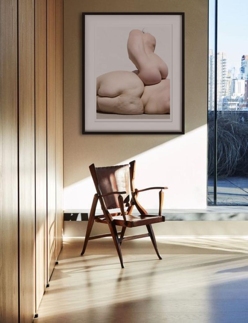 Human Rock - Abstract Nude of three Women, Fine Art Photography, 2019 For Sale 1