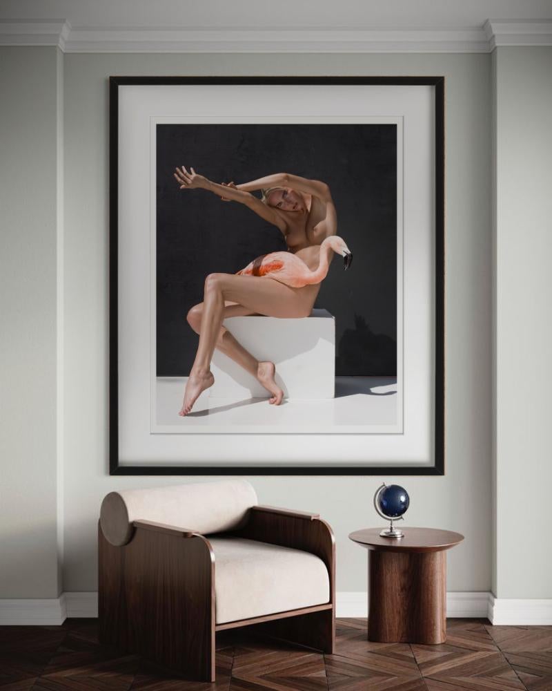 A Woman holding a flamingo, photographed by Sylvie Blum.

All prints are limited edition. Available in multiple sizes. High-end framing on request.

All prints are done and signed by the artist. The collector receives an additional certificate of